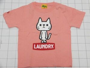 ◆Tシャツ 子供用 半袖 サイズ(M) Laundry(ランドリー) 猫 熊 リス 狸 鳥 うさぎ◆古着 同梱可 キッズ Kids Child キャット 動物 アニマル