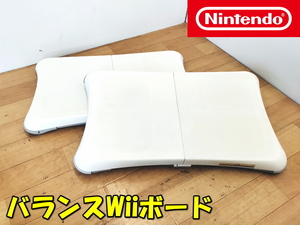 nintendo【激安】任天堂 バランスWiiボード Wiiボード ホワイト Bluetooth コントローラー 動作品 周辺機器◆RVL-021
