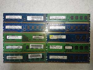 DDR3 1333Mhz CL9 PC3-10600 8GB 他10枚