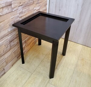 ② Cassina カッシーナ East by Eastwest サイドテーブル イースト バイ イーストウェスト SELENE side table セレーネ 正方形 ブラック 黒