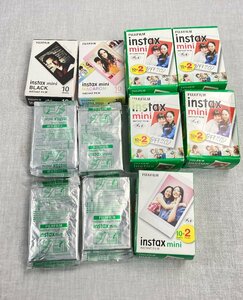 01▼【まとめて/送料520円/現状渡し】 富士フイルム FUJIFILM instax mini チェキ用 フィルム 130枚超 大量 ジャンク品 △1230N9