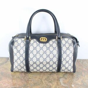 OLD GUCCI GG PATTERNED BOSTON BAG MADE IN ITALY/オールドグッチボストンバッグ