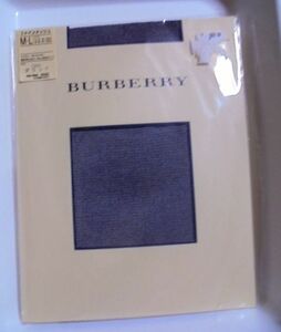 新品 BURBERRY バーバリー ファインメッシュ ストッキング M~L ブラック 黒