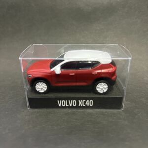 未使用★VOLVO ボルボ XC40 プルバック ミニカー 赤×白　純正　ノベルティ★非売品