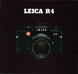 Leica ライカ R4 の カタログ (美品中古)