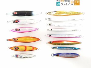 シーフロアコントロール クランキー 170g・ネイチャーボーイズ 鉄ジグ 120g 等計14個中古