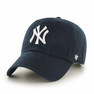 ’47 (フォーティセブン) FORTYSEVEN ヤンキース キャップ Yankees Home ’47 CLEAN UP Navy MLB メジャーリーグ ベースボール