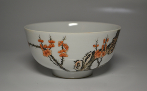 中国美術　粉彩　茶碗　碗　中国古玩　置物　
