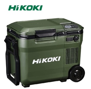 【蓄電池2個セット】HiKOKI製 コードレス冷温庫 フォレストグリーン UL18DCWMG　《本体+BSL36A18X(1個)+BSL36B18(1個)》