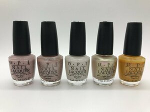 ■【YS-1】オーピーアイ OPI ネイルラッカー 15ml 5本セット ■ ピンク系2本 白系2本 黄色 【同梱可能商品】K■