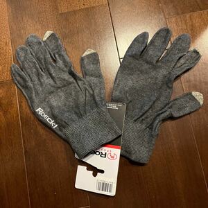 ROECKL KAPELA Liner Gloves(レッケル カペラ ライナー グローブ) ウィンター グローブ アンスラサイト サイズL インナーグローブ