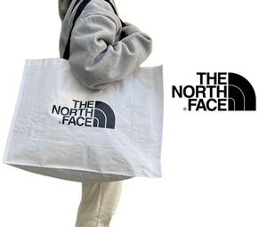 THE NORTH FACE ノースフェイス ショッパーバッグ トートバッグ エコバッグ 透けない 不透明　白　Big