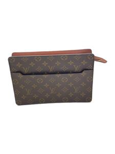 LOUIS VUITTON◆ポシェット・オム_モノグラム・キャンバス_BRW/PVC/BRW