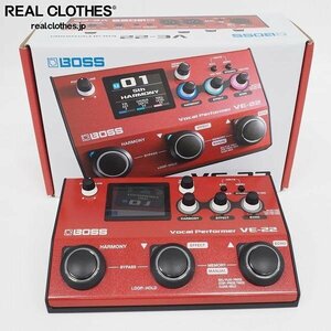 【美品】BOSS/ボス VE-22 Vocal Performer ボーカル用エフェクター/簡易動作確認済 /060