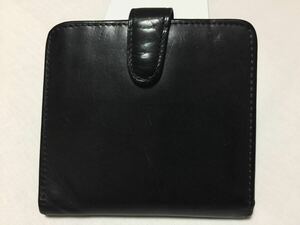 【OLD COACH】オールドコーチ 本物・稀少モデル クラブタン グローブレザー 2つ折り財布 がま口 小銭入れ 黒 ブラック 格安 特価放出品