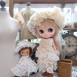 プチブライス・ミディブライスoutfit♪ antique ♪