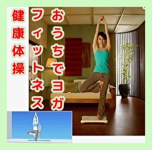 おうちでかんたんヨガ・フィットネス・健康体操！「Wii fit」セット / 動作確認済 / 匿名配送 お急ぎ対応致します