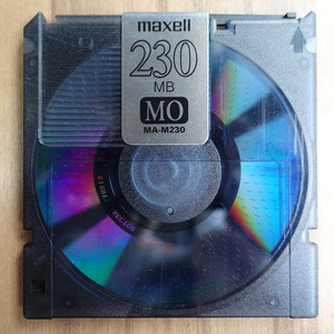 MO maxell 230MB MA-M230 クリアブラック 複数枚あり