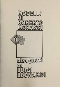 洋冊子『Modelli di Roberto Morassi Luigi Leonardi』1986年 折紙
