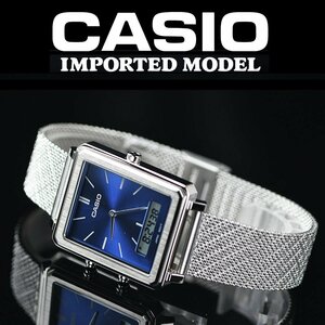 新品1円 逆輸入カシオ 腕時計 CASIO 美しいライトブルーメタリック レトロなデジアナ仕様 アラーム クロノグラフ メンズ ボーイズ 30m防水