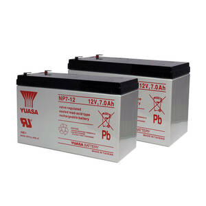 【2個セット】YUASA NP7-12 台湾ユアサ 小形制御弁式鉛蓄電池■APC Smart-UPS 700J RBC5J 蓄電池用バッテリー