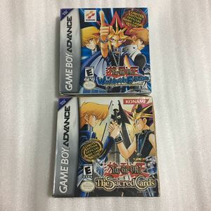 GBA 遊戯王 the sacred cards＋worldwide edition 北米版 2本セット