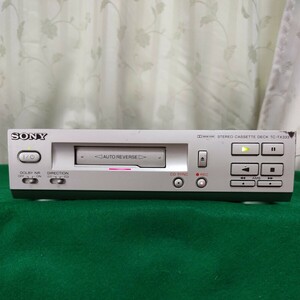 音出し動作品【SONYカセットデッキTC-TX33】簡易メンテ、再録良好、薄型小型、ソニー