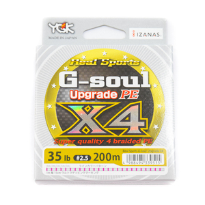 新品未使用！YGKよつあみ★G-soulジーソウル アップグレードPE X4 35lb 2.5号-200m★