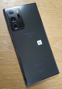 SAMSUNG Galaxy Note20 Ultra 5G docomo SC-53A 12GB/256GB ブラック microSDカード装着可能 おサイフケータイ初期化済