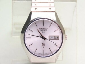 ■♪価格高騰! 資産価値！ 稼働 電池新品 メンズ ビンテージ 高級超レア！ SEIKO セイコー デイデート クオーツQZ 0923-8010