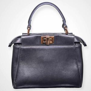 【FENDI】フェンディ ハンドバッグ レディース レザー ブラック