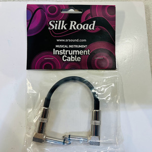 【送料無料】Silk Road LG104-0.15M BK ギターパッチケーブル 15cm LLプラグ【メール便】代引きはできません