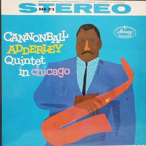 米MERCURYオリジLP 黒ラベル深溝 Cannonball Adderley Quintet / In Chicago 1960年 SR 60134 John Coltrane Wynton Kelly Paul Chambers