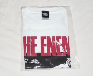 希少 廃盤 新品未開封品 ハードコアチョコレート HARDCORE CHOCOLATE Tシャツ 初代タイガーマスク THE ENEMY プロレス Tシャツ Sサイズ 白