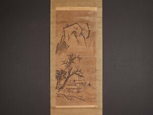 【模写】【伝来】sh7333 山水図 中国画 在印 蛇足