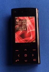 NTT docomo FOMA L704i Black Chocolate モックアップ　チョコレート携帯