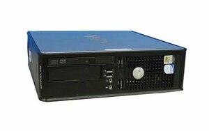 【中古】 Dell デル Optiplex 755SF Core2 Duo E6750 メモリ4GB PC (DVDコン