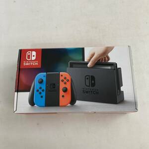 【1円～】Nintendo Switch ニンテンドースイッチ 旧型モデル ネオンブルー ネオンレッド 本体一式 ※動作確認済み【中古品】