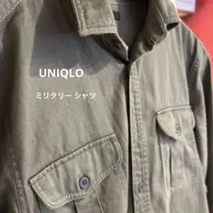 UNIQLO ユニクロ　ミリタリーシャツ　Sサイズ
