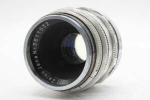 【訳あり品】 カールツァイス Carl Zeiss Jena Tessar 50mm F2.8 T レンズ s6300