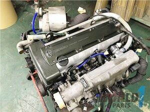 ★実動 動画あり★ JZS147 アリスト 2JZ-GTE エンジン本体 HKS GT-PRO 3037-56Tタービン仕様 SARDインジェクター VVT-i無し JZA80 スープラ