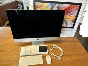 【美品】iMac 27インチ Retina 5K, 3.7GHz 6コア Core i5, メモリ 40GB, SSD 2TB 