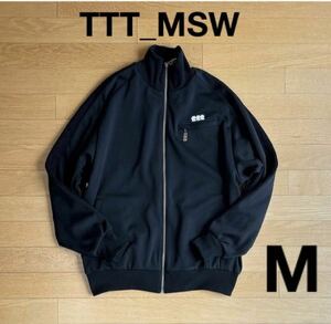 TTT_MSW Track suit jacketBlackサイズM即完売品ティージャージトラックジャケットアディダス新品未使用在原みゆ紀ダイリクMASUエンノイ