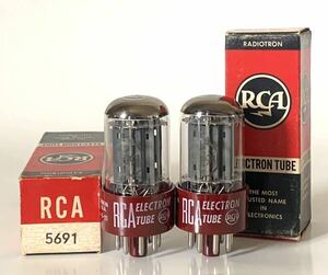 5691/RCA 60年代、同一ロットの2本セット