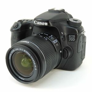 105s Canon キヤノン EOS 70D ボディ ＆ EF 18-55mm F3.5-5.6 IS II デジタル一眼レフカメラ ※中古