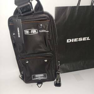 未使用品///ディーゼル ディーゼル DIESEL バッグ ボディバッグ ショルダーバッグ メンズ VYRGO CROSS BODYBAG ブラック 黒 X07508P3308