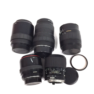 SIGMA ZOOM 70-210mm 1:4-5.6 UC-II/Tokina AFSD 28-70mm 1:3.5-4.5 等 含む カメラ レンズ まとめ セット QR041-37