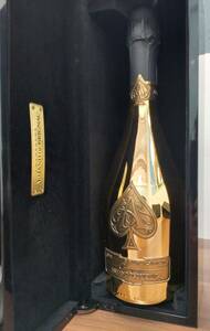 1円～ 未開栓 ARMAND DE BRIGNAC アルマンド ブリニャック BRUT ブリュット ゴールド 750ml 12.5% ケース 箱有 シャンパン シャンパーニュ