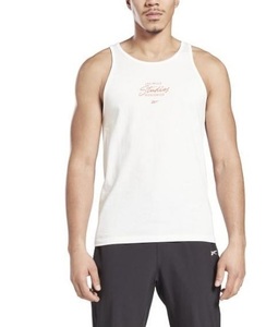 O　ホワイト　Reebok ノースリーブTシャツ Les Mills　白色