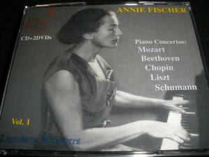 2DVD +CD 廃盤 アニー・フィッシャー ベートーヴェン ピアノ協奏曲 モーツァルト ショパン リスト シューマン Beethoven Annie Fischer